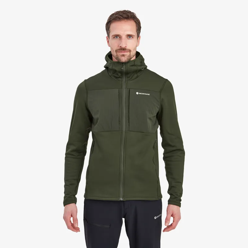 Montane Mens Fury XT Hoodie Oak Green-2